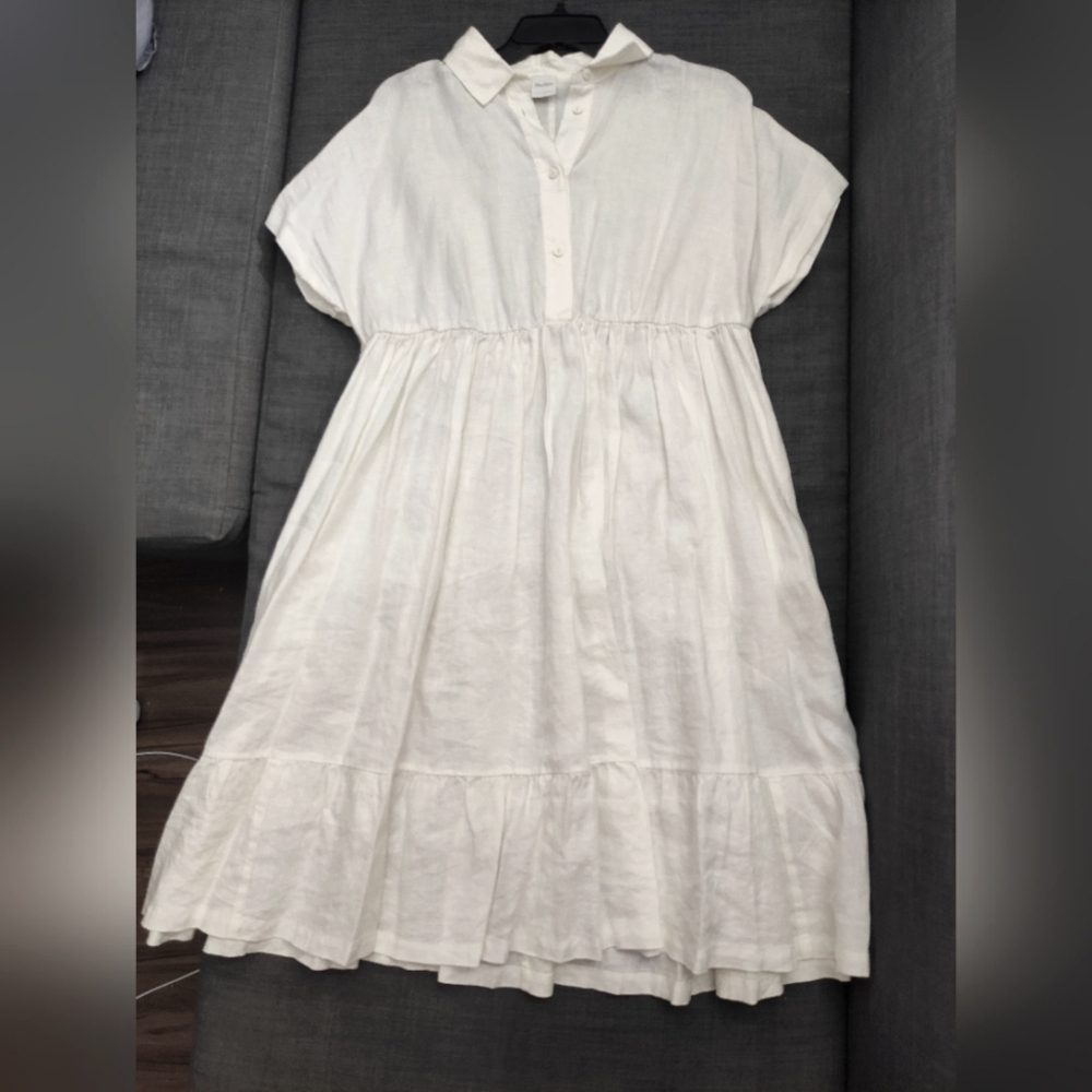 MaxMara Leisure White Dress